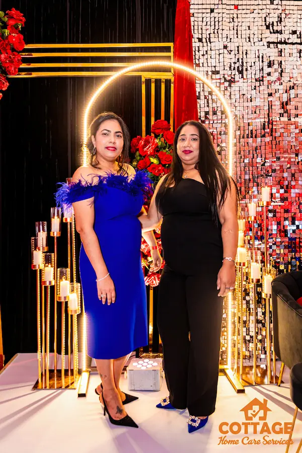 christmas party event at cottage home care