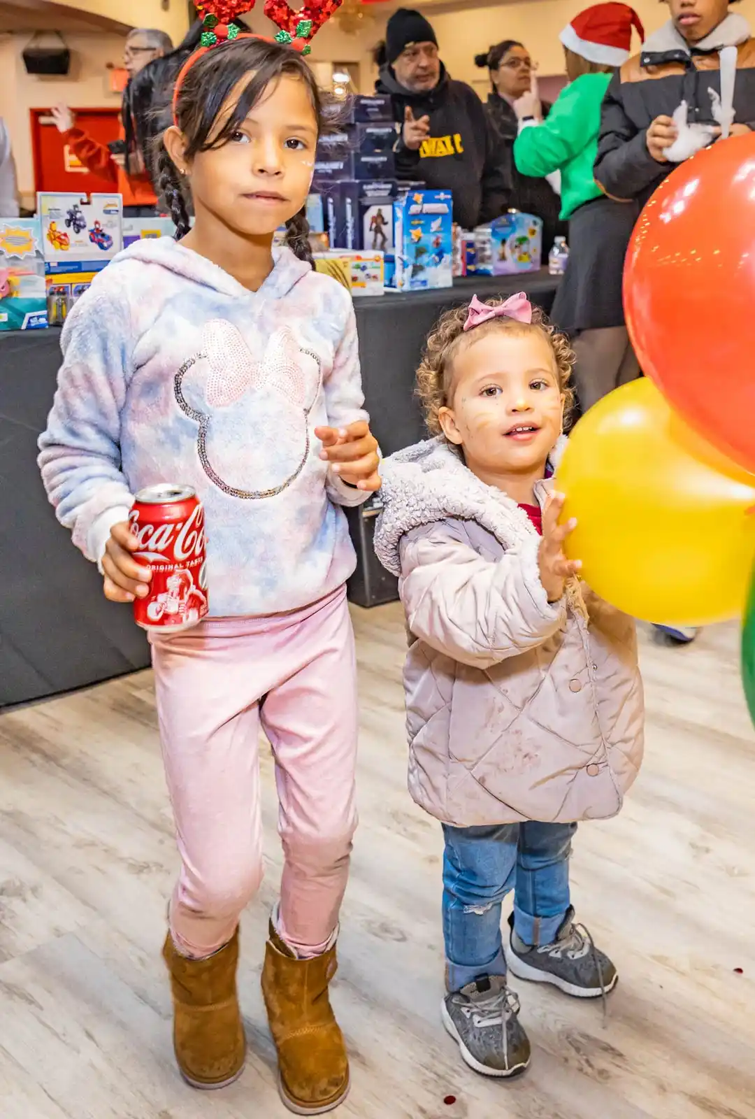 cottage Christmas toy giveaway event